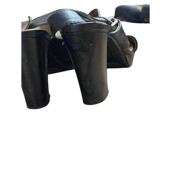 NATURALIZER Women's Black Azalea Leather Heel Cup Slingback Sandals Size 10.5 - Picture 11 of 12